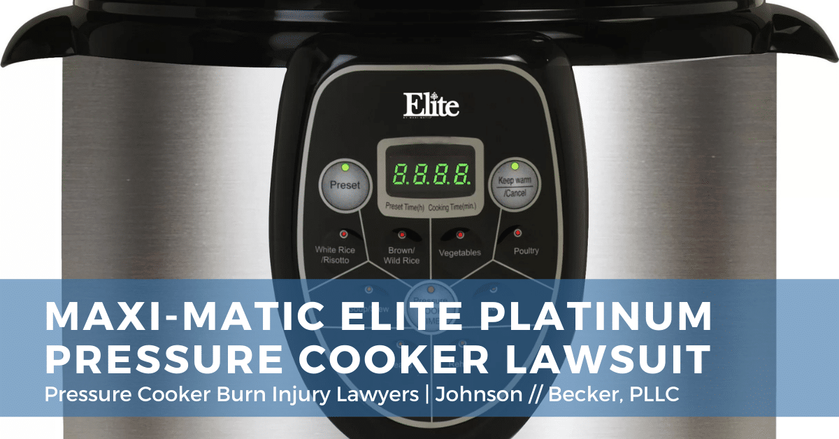 Elite platinum by maxi matic pressure cooker outlet manual